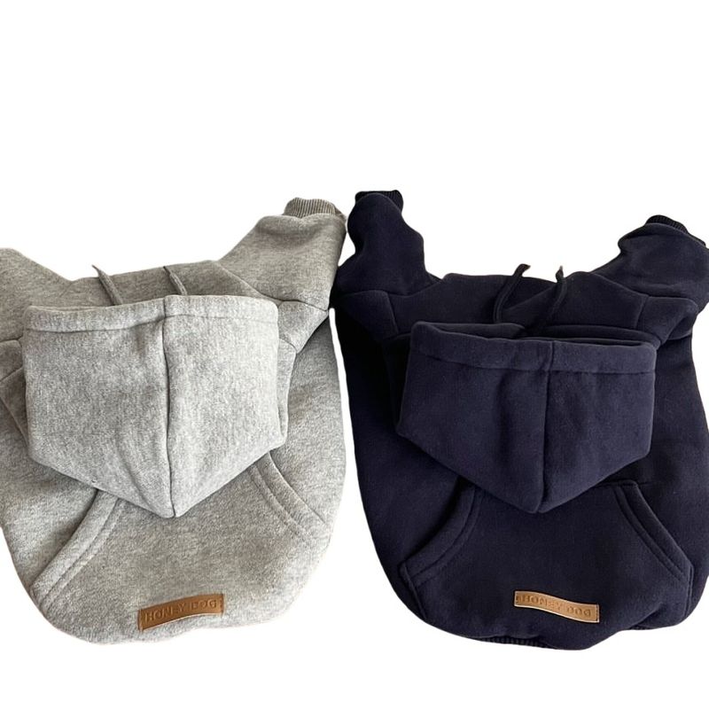 Autumn Winter Hooded Versatile Fleece Sweatshirt Teddy Pomeranian Bichon Schnauzer Pet Cat Small Dog Clothes_voghion.com