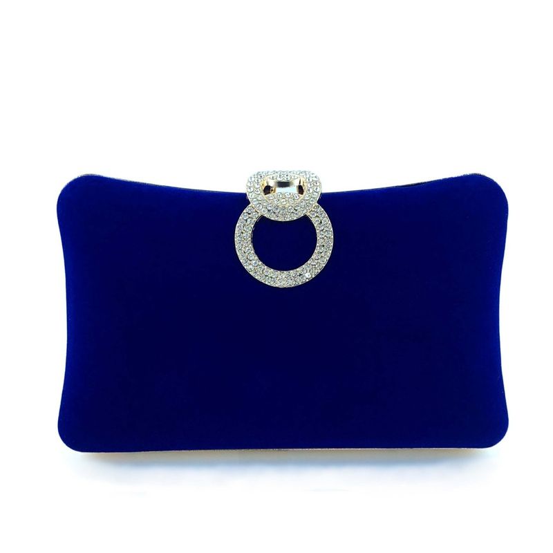 Samt Strass Verziert Cheongsam Kleid Luxuriöse Einfache Eveing Vielseitige Handheld Umhängetasche_voghion.com