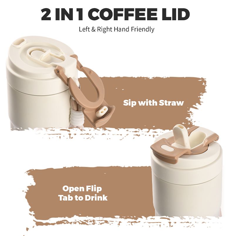 400/550ML Edelstahl Kaffee Thermobecher 316 Vakuumflaschen Office Home für heiße und kalte isolierte Flasche Auto Reise Mu_voghion.com