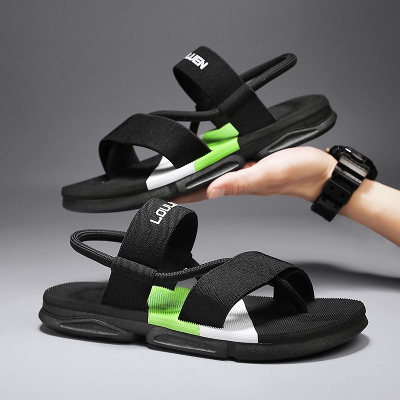 Nuovi sandali due in uno, estivi, da uomo, da esterno, con suola spessa, scarpe da spiaggia alla moda per uomo_voghion.com