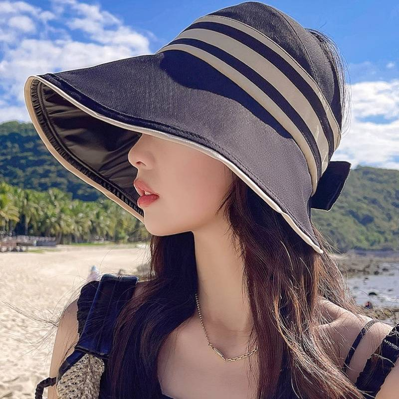 Hohl kappe Sonnenhut sonnenhut sonnenschutz hut fischer hut 1PC faltbare sommer damen große freizeit sonne_voghion.com