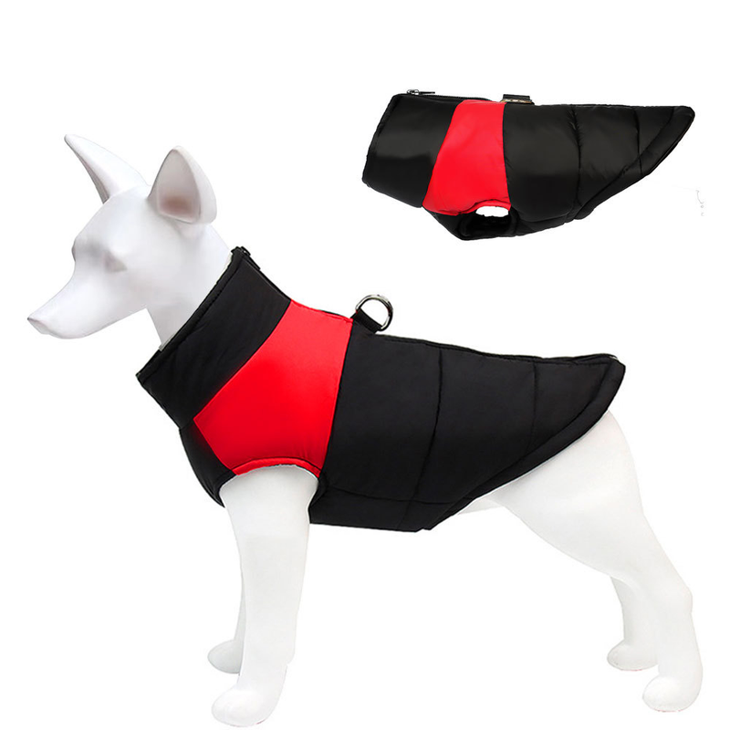Autumn and winter thick warm cotton vest pet cat dog teddy medium and large dog clothes clothing supplies_voghion.com