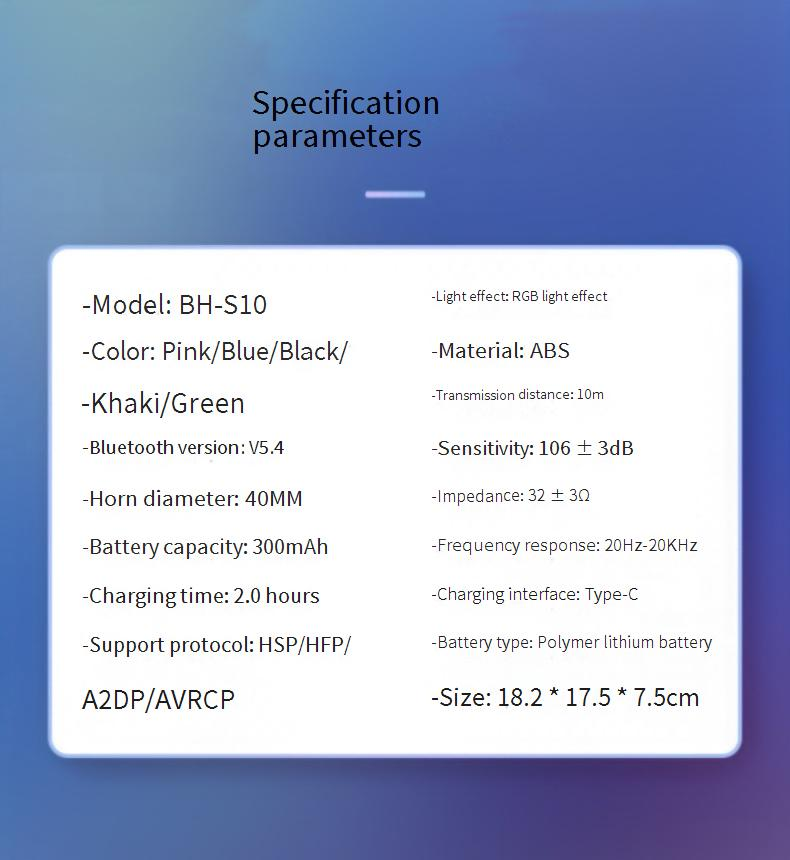 Ακουστικά Bluetooth με δυνατότητα τοποθέτησης στο κεφάλι, ακουστικά Bluetooth V5.4, κάψουλα Space Capsule, φωτεινά κινούμενα σχέδια_voghion.com