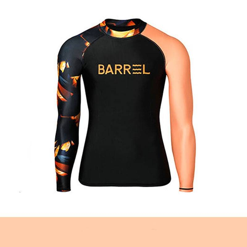 New Men's Diving Suit, Long-sleeved Sun-protective Quick-drying Swimming Suit, Jellyfish Suit, Surfing Suit, Snorkeling Set_voghion.com