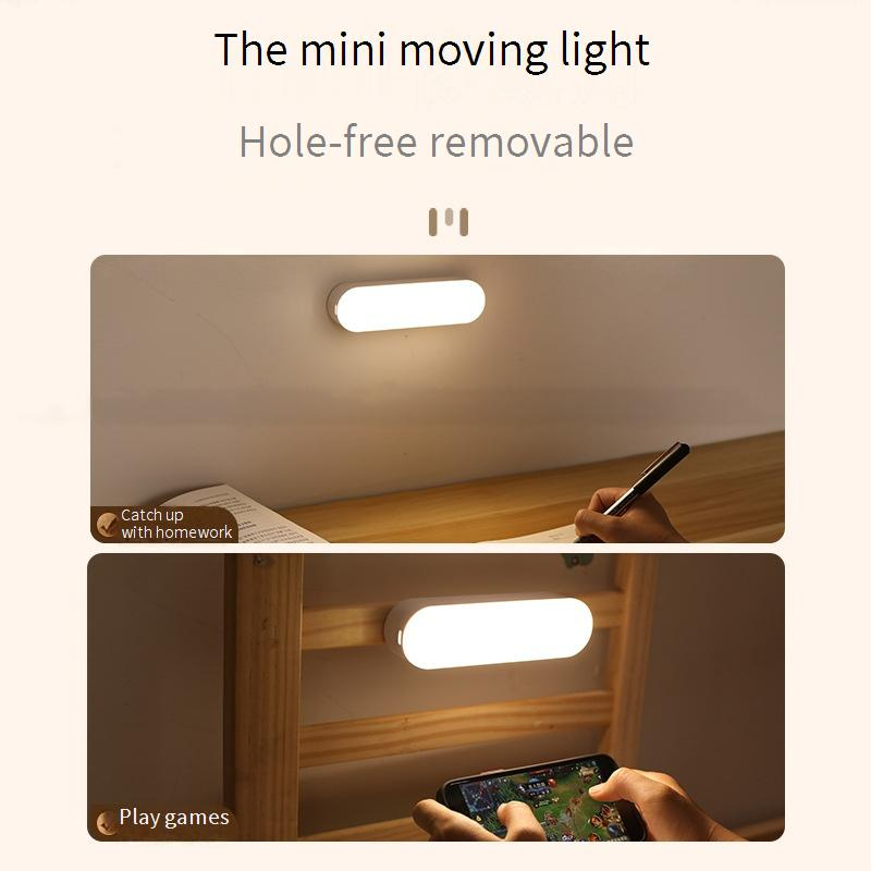 Lampada da scrivania ricaricabile per la cura degli occhi - Mini luce di lettura magnetica (temperatura, dimmerazione continua, ricarica USB-C, durata della batteria di 10 ore, camera da letto/studio/dormitorio)_voghion.com