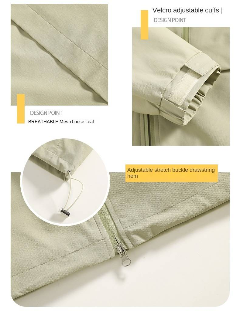 New Model Of All-male And All-female Waterproof Outdoor Windproof Sportswear For Climbing - Spring And Autumn Jacket And Coat._voghion.com