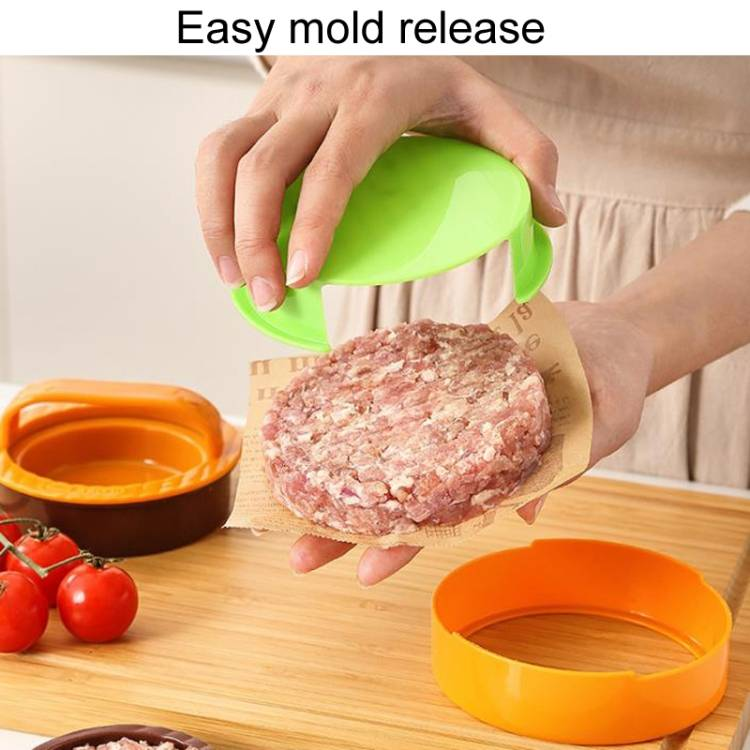 Kit per pressare la carne con utensili da cucina Round Burger_voghion.com