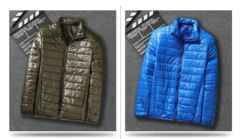 Giacca leggera da uomo con collo alto o cappuccio, vestibilità slim, sottile e calda, cappotto invernale casual per ragazzi_voghion.com