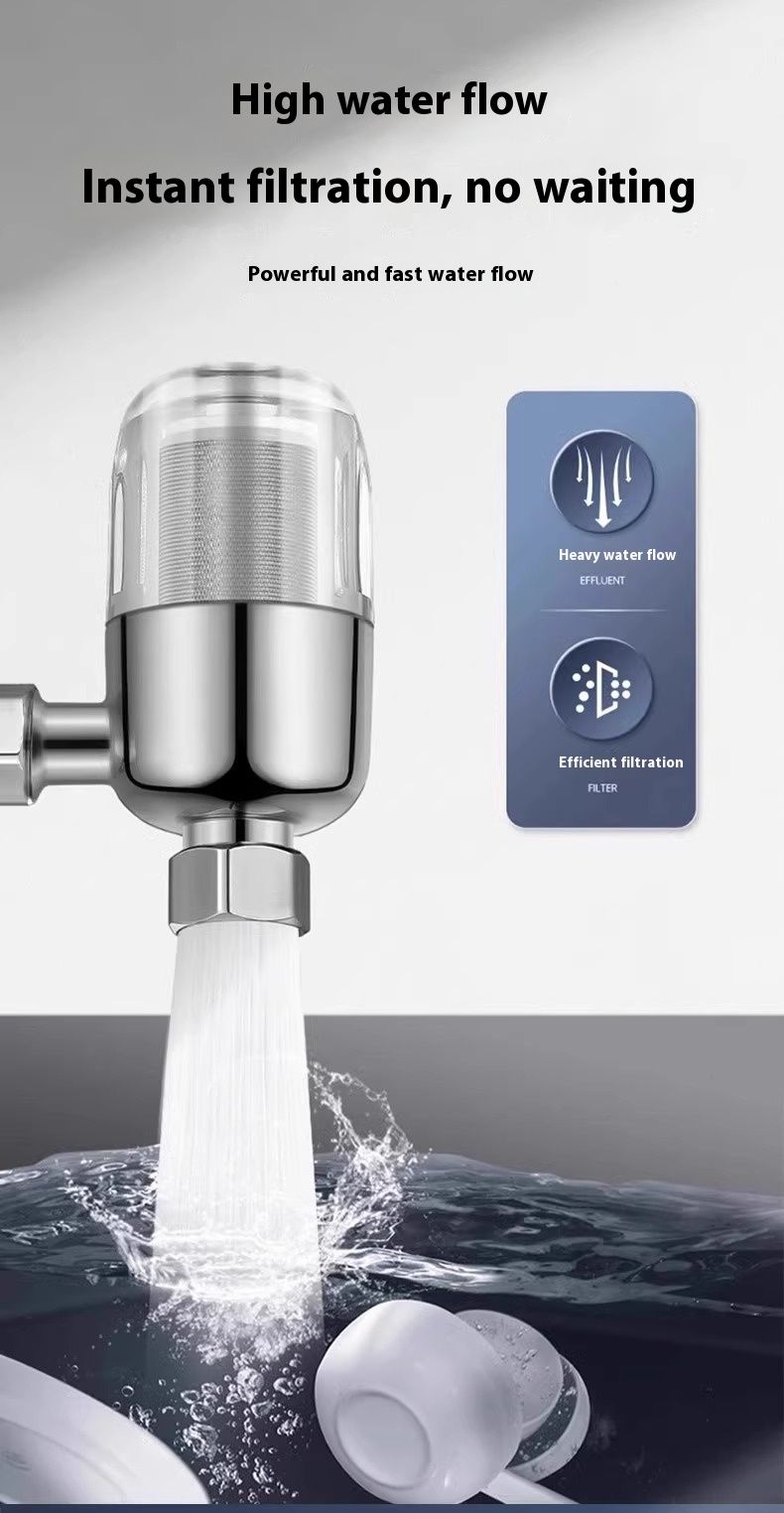 Universal Inline Water Filter – Sediment & Scale Prevention For Heaters, Washing Machines & Faucets (Stainless Steel Mesh, Multi-Size Connectors)_voghion.com