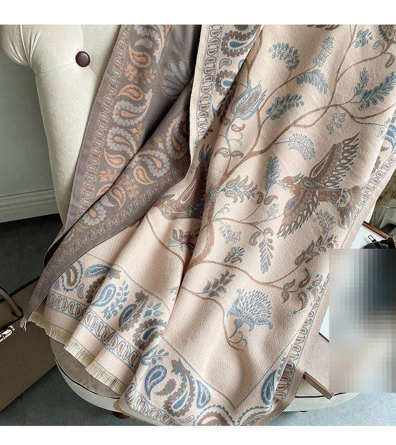 Kaschmirähnlicher Schal im Luxus-Look für Damen und Herren – weicher, warmer und stylischer Winterschal, Büroschal und Modeaccessoire_voghion.com