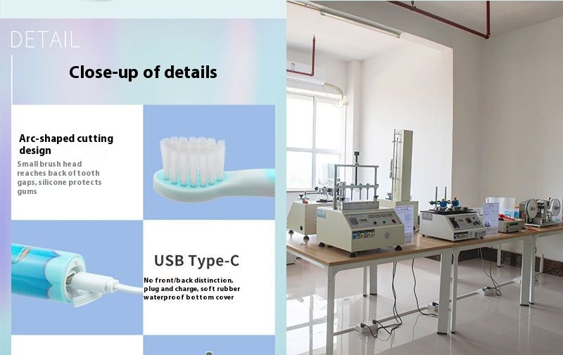 Kids Sonic Electric Toothbrush – 4 Modes, Magnetic Levitation, Ultra-Soft Bristles, 30+ Days Battery, Self-Cleaning & Quiet (36dB), Sky Blue_voghion.com