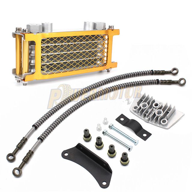 Set răcitor de ulei pentru radiator de motocicletă, răcire cu ulei pentru 50 70 90 110 125 140cc Monkey Bike DAX Pocket Bike ATV Motocross Dirt Bike_voghion.com