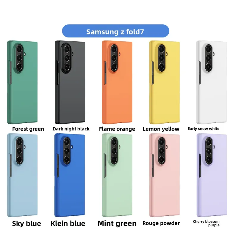 Phone Case For Samsung Galaxy Z Fold 7 6 5 3 4 Zfold7 Protective Cover Candy Cute Slim Skin Fell Hard_voghion.com