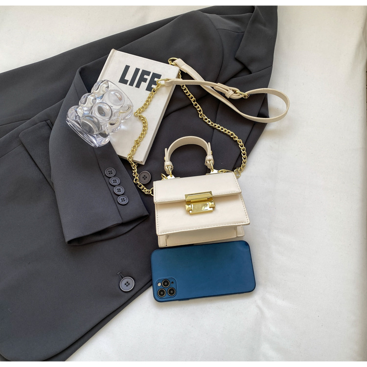 2023 Herbst/Winter Square Lock Mini Eltern-Kind Crossbody Cross-Dressing Lippenstift Handy Kleine quadratisc_voghion.com