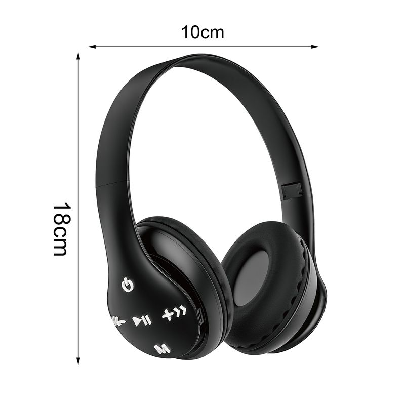 Destek ST93 Taşınabilir Kulaklıklar Katlanabilir Kart Kablosuz Bluetooth uyumlu ABS TF 5.1 aron Spor Kulaklıkları_voghion.com