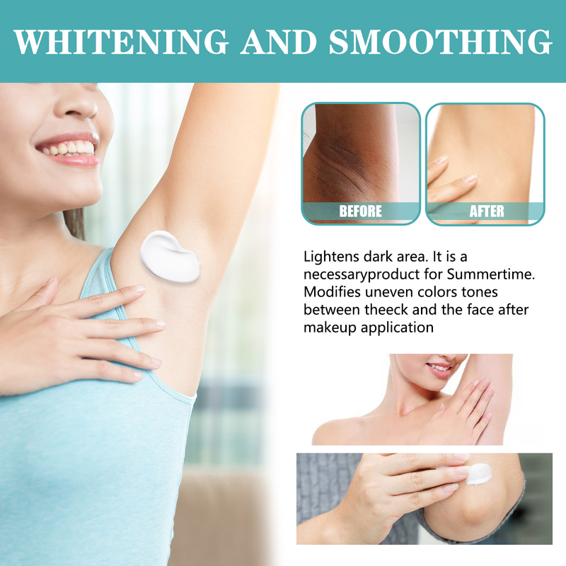 Body Whitening Forearm Legs Knee Elbow Armpit Bleaching Cream Improve Dull Remove Dark Spots Melanine Brighter Skin Care popular_voghion.com