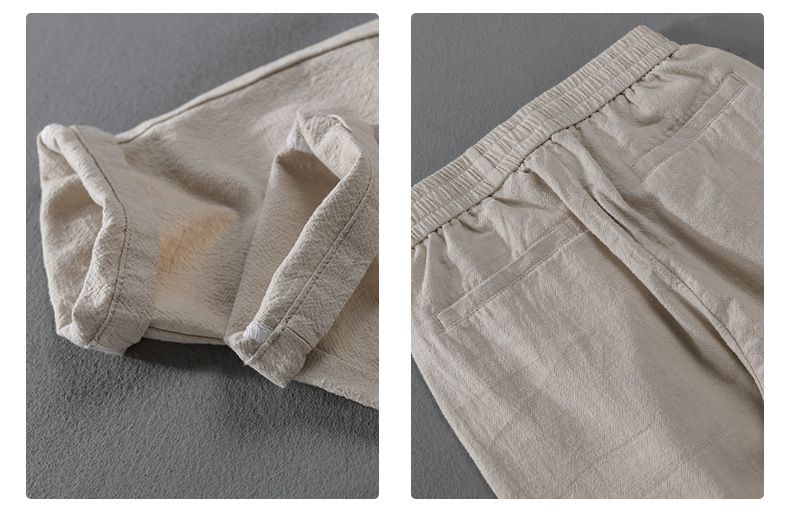 2024 Fréijoer Summer Nei Léngen Cargo Hosen fir Casual Schnür Dënn Grouss Täsch Hosen Streetwear Männer FY7101_voghion.com