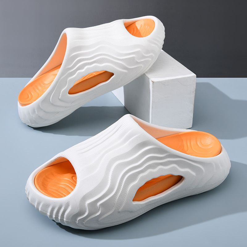 Nuovo tipo di pantofola estiva da uomo One Word, con rialzo per l'altezza, anti-odore, resistente all'usura, personalizzata._voghion.com