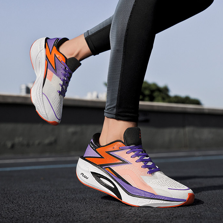 Professional Marathon Running Shoes Men's Full Palm Carbon Plate Racing Running Shoes Shock Absorbent Sports Shoes Women's Training Shoes_voghion.com