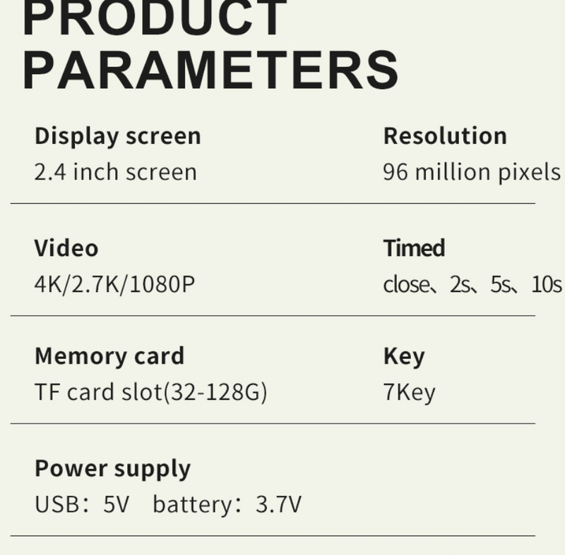 Q9 High-definition Dual Camera CCD Style Autofocus Camera With 96 Million Cameras Capable Of Taking Photos And Recording_voghion.com