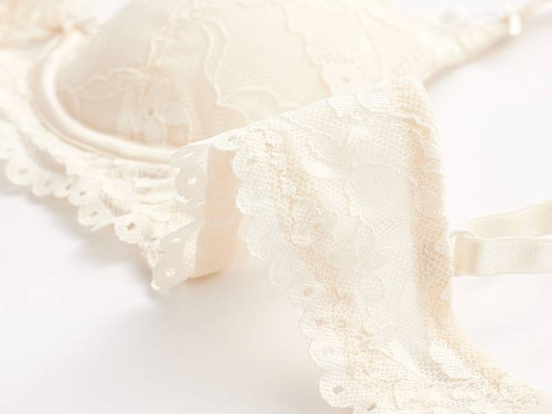 French Lingerie Pure Desire Thin Lace Sexy Lingerie Soft Steel Ring Small Chest Display Large Gathering Bra Set_voghion.com