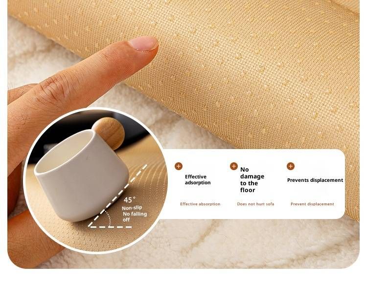 Fodera per cuscino del divano in morbido velluto – Cuscino antiscivolo a righe per divani componibili (bianco crema, grigio, verde, beige chiaro)_voghion.com