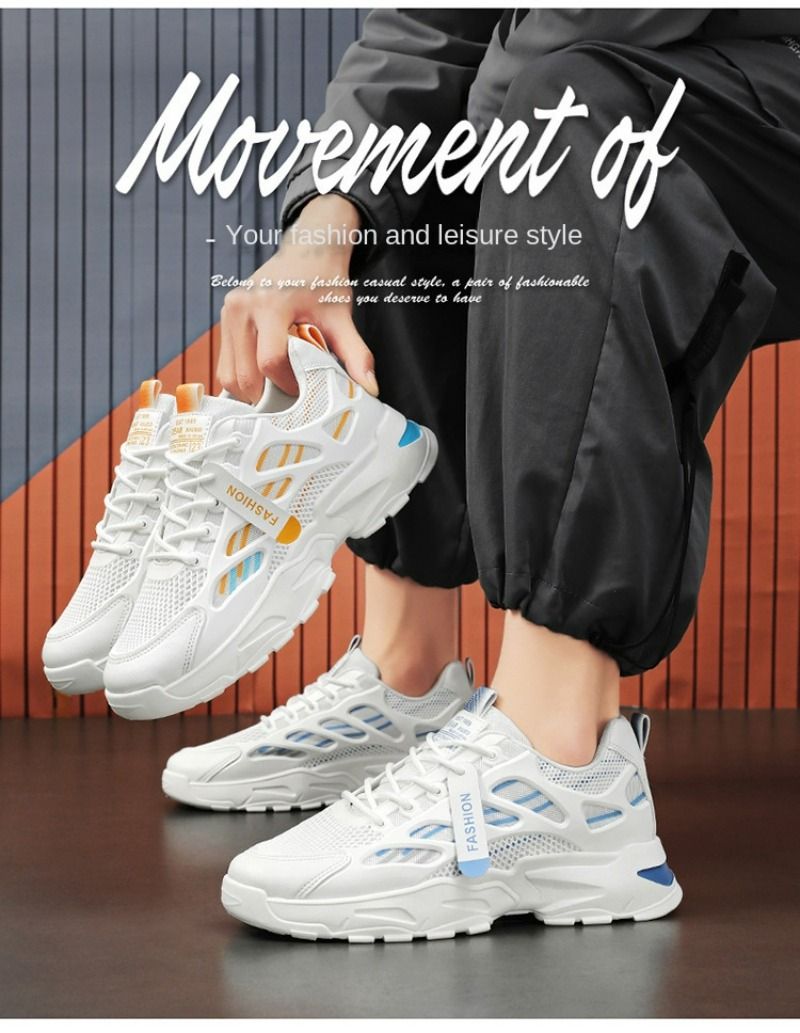 Pantofi sport pentru bărbați 2024, pantofi sport cu platformă din piele de înaltă calitate, respirabili, noi, casual, Zapatillas De Hombre_voghion.com