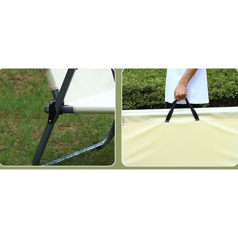 Canapea pliabilă de camping Ronghao poate sta sau culca cu pernă Recliner portabil, multifuncțional, pentru petrecerea timpului liber, pescuit._voghion.com