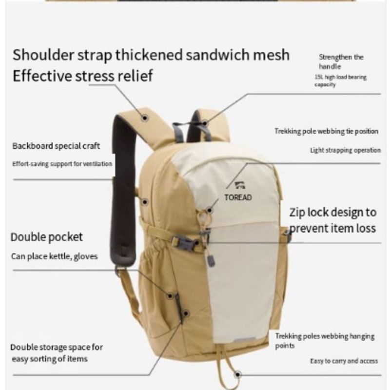 Pathfinder per uomo e donna, borsa da viaggio impermeabile e leggera da 15 litri, zaino per studenti_voghion.com