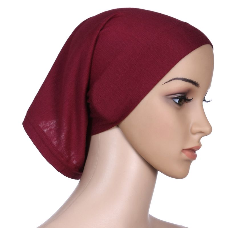 Unisex cap-skjerf dekket med mercerisert bomullsstoff_voghion.com