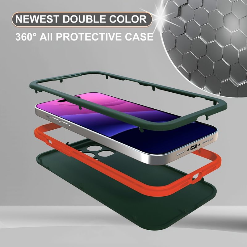 Präzise Aussparungen für iPhone 15, 14, 13, 12, 11, XS, XR, X, 7, 8, Mini, Plus, Pro, Max und SE – Robustes und stilvolles Design für Männer und Frauen_voghion.com