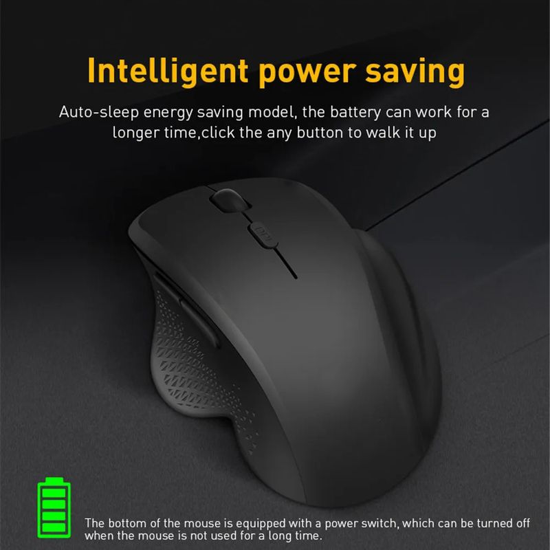 Souris filaire, souris ergonomique pour ordinateur, PC, souris optique avec prise USB, 6 boutons, 2,4 GHz, souris filaire, 1600 DPI pour ordinateur portable_voghion.com