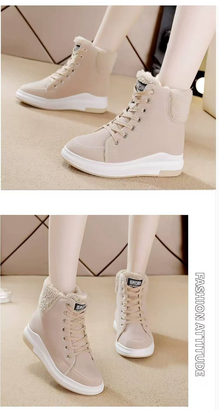 Stivaletti da donna in pelle scamosciata con tacco alto, caldi e comodi, per l'inverno, da donna, con tacco alto, da donna_voghion.com