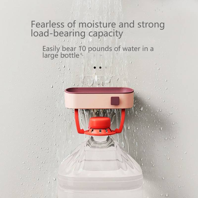 Portasapone da parete senza foratura, organizer per sapone da bagno con doppio scarico, mensola doccia creativa per casa, cucina e bagno._voghion.com