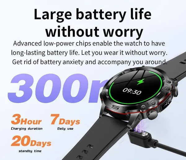 New AI Smart Watch For Men&Women – Blood Glucose/Lipid/Uric Acid Monitor ECG+PPG Health Tracker Display Fitness Smartwatch With Medical Diagnosis_voghion.com