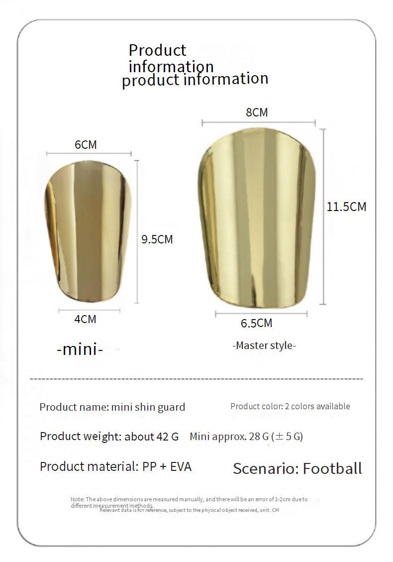 Parastinchi da calcio all'ingrosso - Parastinchi protettivi leggeri per l'allenamento di calcio, assorbimento degli urti, superficie liscia, compatibili con i manicotti dei calzini_voghion.com