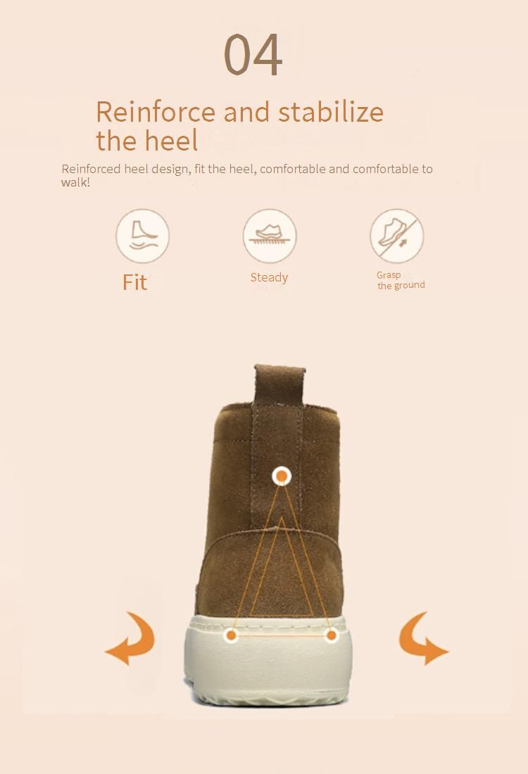 Herren-Winterstiefel mit hohem Schaft und dickem Fellfutter, rutschfester Sohle und warmen Schneestiefeln für kaltes Wetter_voghion.com