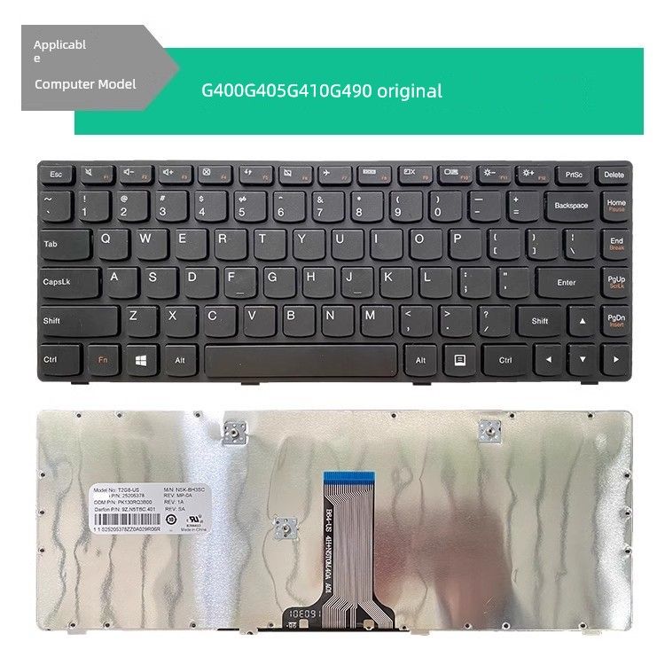 G480 For Lenovo G480a G490 G485 G410 Z380 Z480 Z485 Keyboard G400 G405_voghion.com