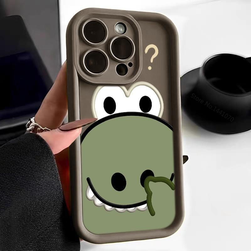 Phone Case For Xiaomi Poco X6 M6 X5 X3 F3 F5 14 12 13 11 13T 11T 12T Pro Lite Ultra Matte Funny Crocodile Shockproof_voghion.com