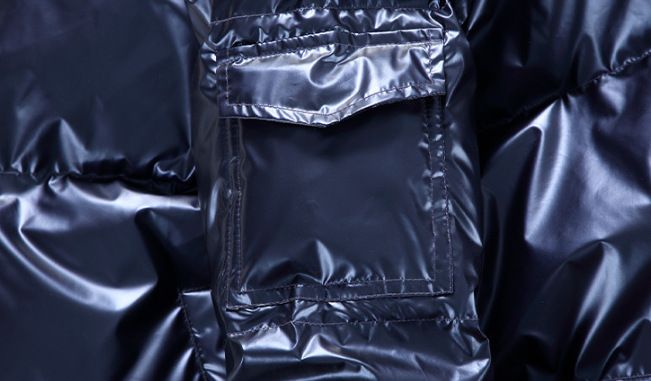 Men's Clothing Men's Clothing, Glossy Fabric, Down Filled Cotton Coat, Trendy Brand, Cropped Style, Heavy And Fluffy US Jacket_voghion.com