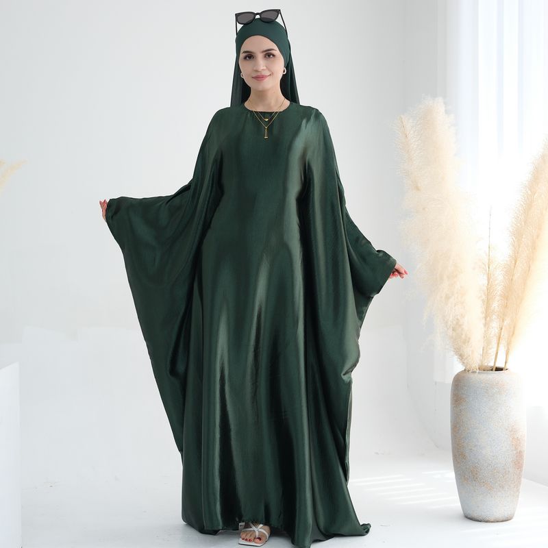 Dámské oblečení blízkovýchodní lesklé šaty abaya_voghion.com