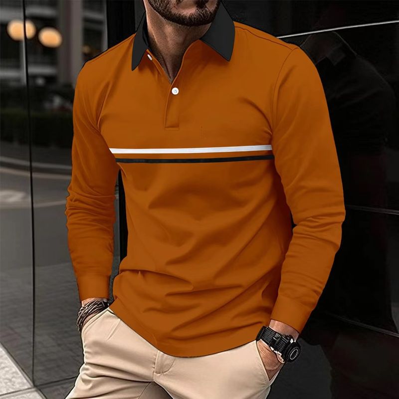 Ironclad GentIronclad Gent 2024 Spring And Autumn Quick-Dry Button Long Sleeve Men's Casual Polo Shirt_voghion.com