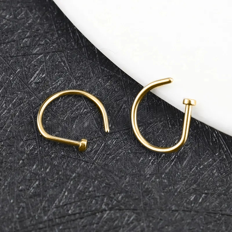 Cao Shi foreign trade new nose accessories European and American solid color personalized simple nose accessories popular fashion factory wholesale di_voghion.com
