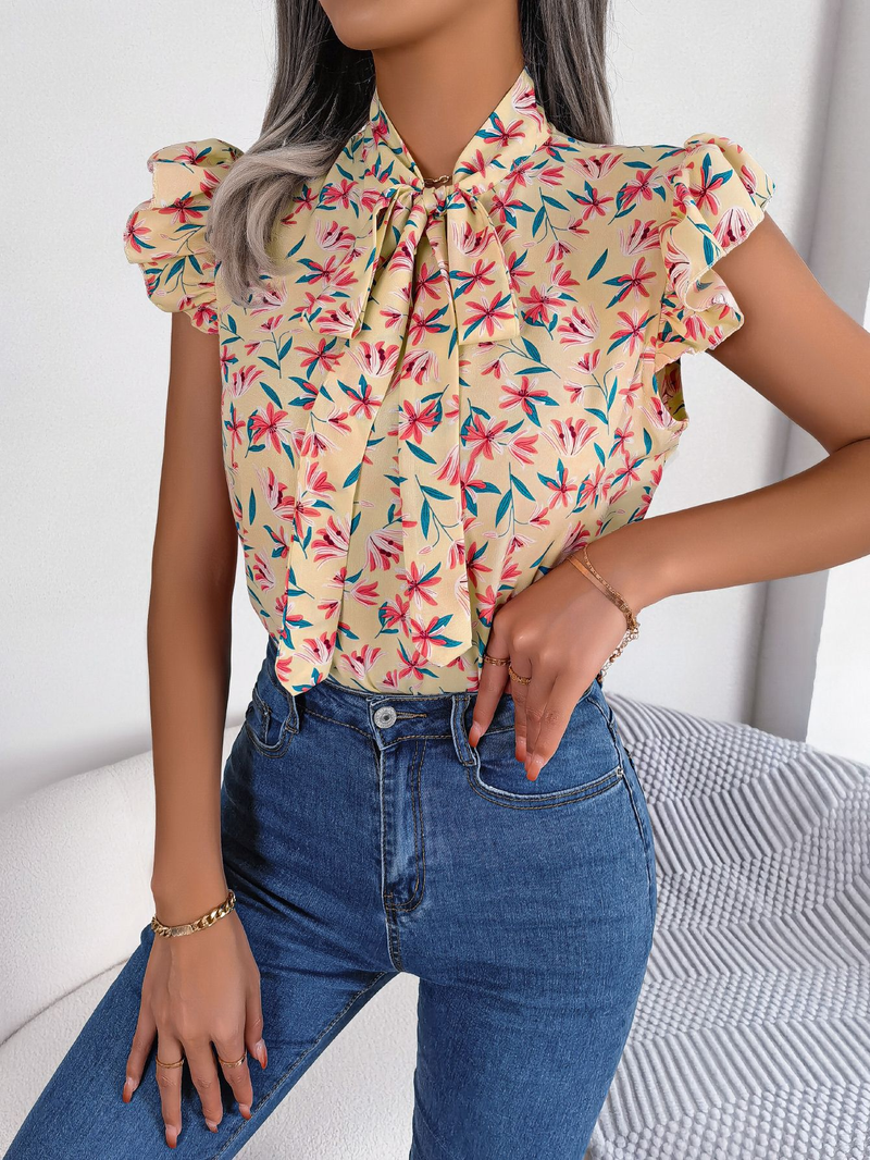 Dames Tops Trendy Grafische Workout Tops Plus Size Korte Mouw Y2K Tops Chiffon Zomer Blouses Flowy Shirts Party Tuniek_voghion.com