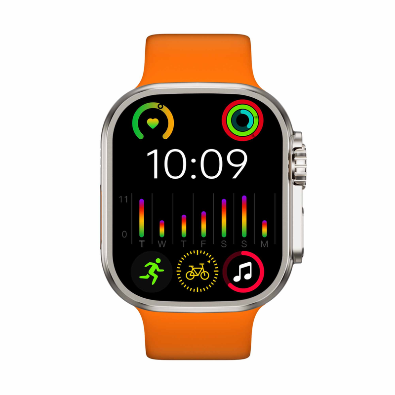 ULTRA2 smartwatch, capable of answering/making phone calls, comes with 2 watch straps included_voghion.com