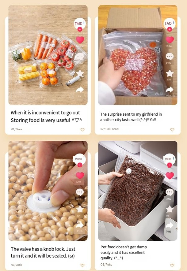 Nylon Vacuum Food Compression Bag Vacuum Bag Fruit Cooked Food Dried Fruit Vacuum Bag Thickened Sealed Bag_voghion.com