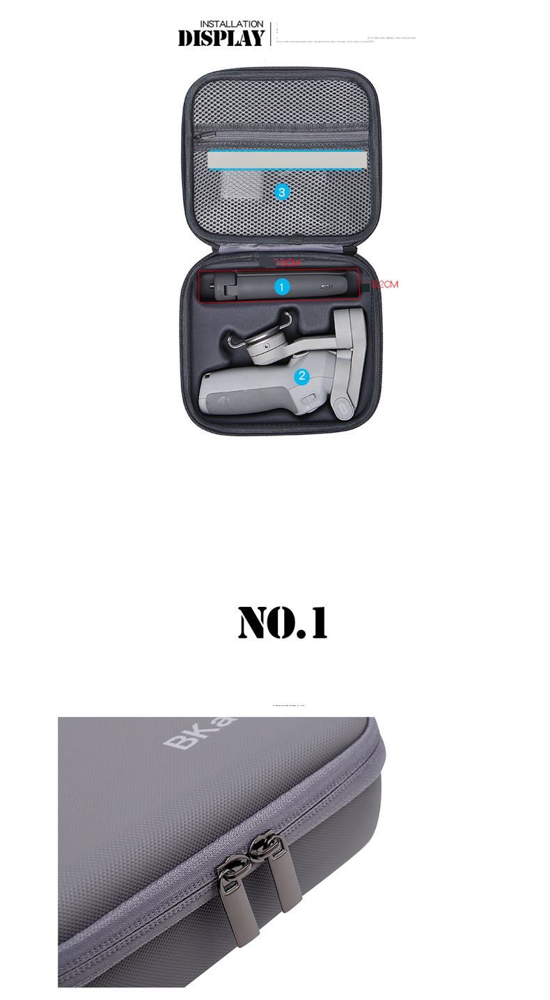 Suitable For DJI Osmo OM3/4Mobile SE Mobile Phone Gimbal Stabilizer Storage Bag Storage Box Portable Bag_voghion.com