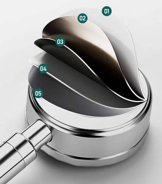 Thickened 304 Stainless Steel Large Boost Shower Handheld Net Celebrity Shower Head Interface Bathroom Home Boost_voghion.com