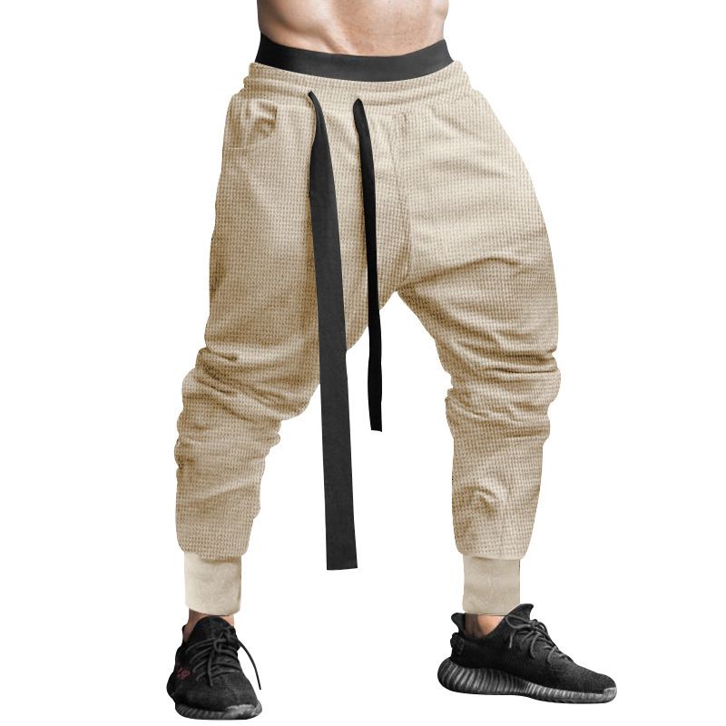 "Men's Breathable Harem Pants – Multi-Pocket Outdoor Lounge Pants With Drawstring Waist (Quick-Dry & Stretch Fabric, S-XXXL)"_voghion.com