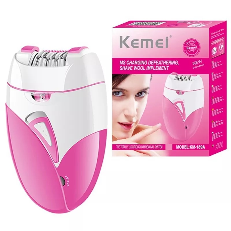 Original Kemei Ectric Fema Epilator For Women Facial Full Body Remover Bikini Underarms Hair Removal Legs_voghion.com
